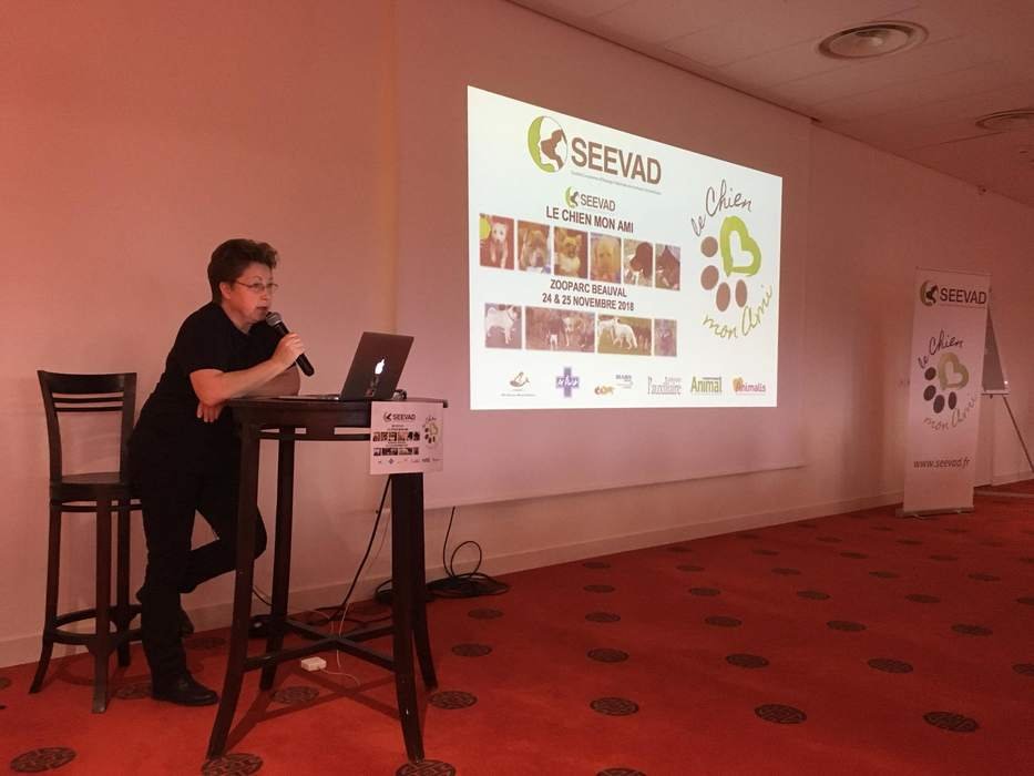 Isabelle ui discute à une autre conférence